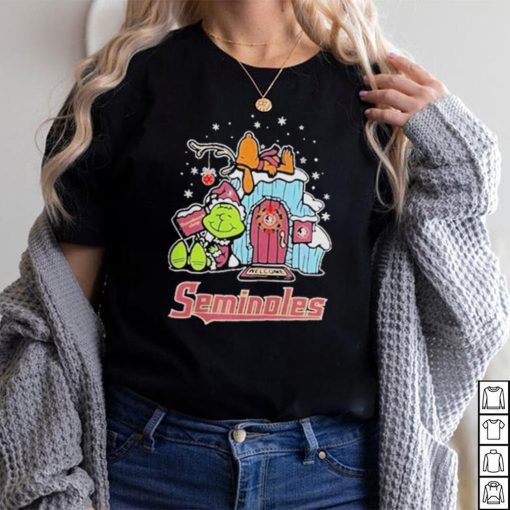 Official florida Seminoles Grinch Nuts Welcome Christmas T Shirt