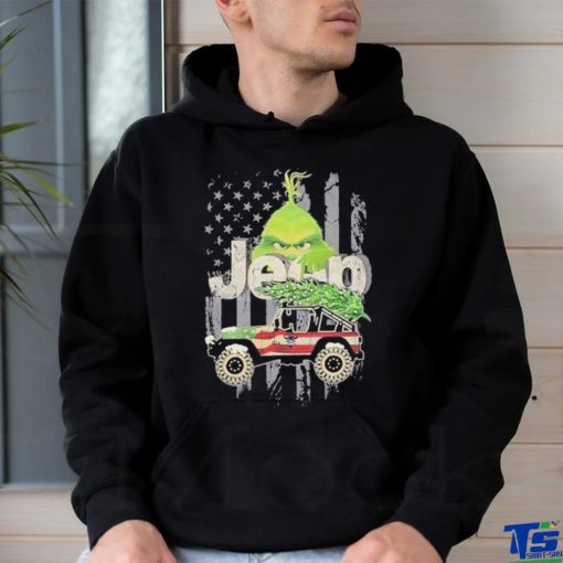 Official grinch Car Jeeps American Christmas Shirt