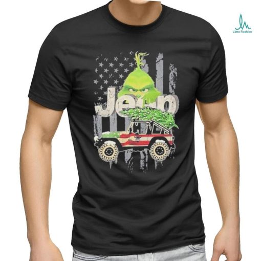 Official grinch Car Jeeps American Christmas Shirt