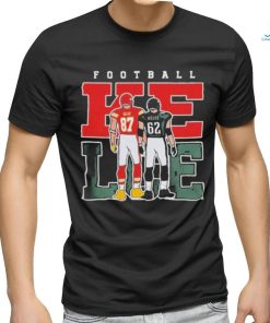Official jason Kelce And Travis Kelce American Football T shirt