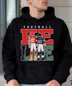 Official jason Kelce And Travis Kelce American Football T shirt