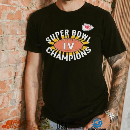 Official kansas City Chiefs Super Bowl Iv Champions T Shirt