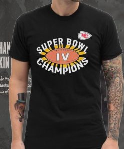 Official kansas City Chiefs Super Bowl Iv Champions T Shirt