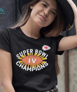 Official kansas City Chiefs Super Bowl Iv Champions T Shirt