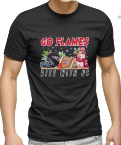 Official liberty Flames Go Flames Rise With Us Be Early Be Loud Wear Red Christmas Holiday Shirt