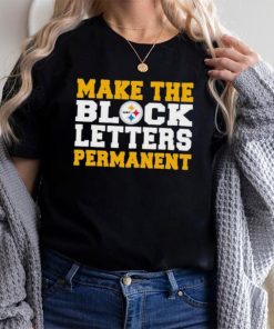 Official make The Block Letters Permanent Pittsburgh Steelers T Shirts