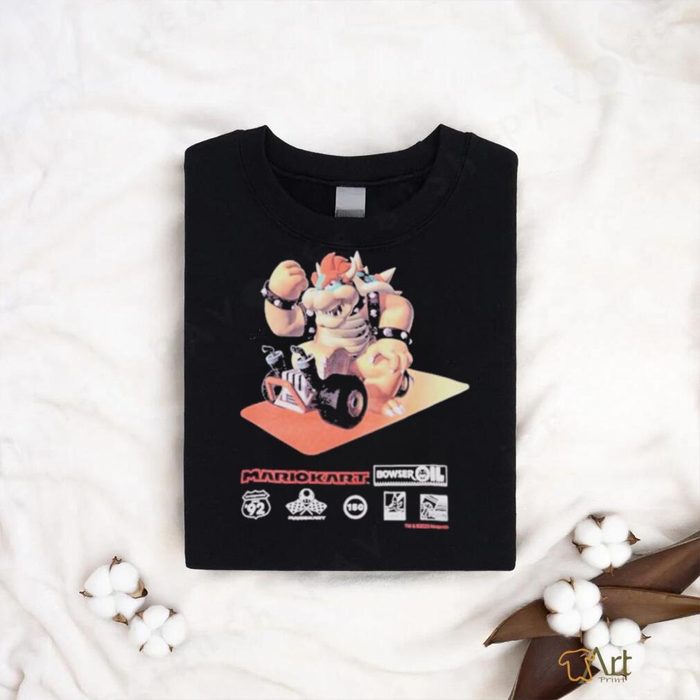 Official mariokart Bowser Oil Shirt Official mariokart Bowser Oil Shirt