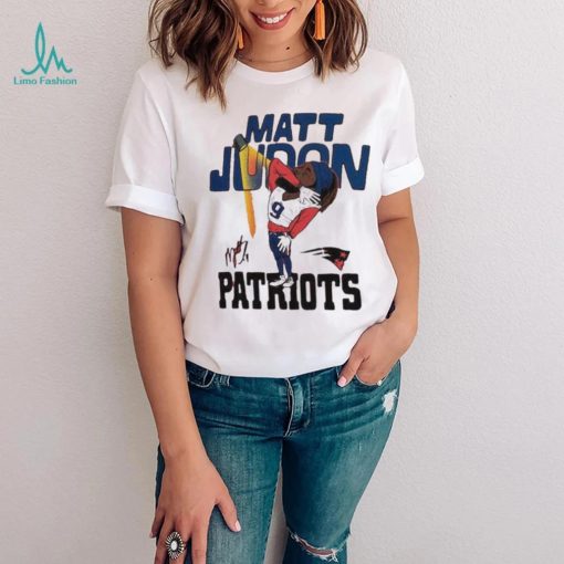 Official matthew Judon New England Patriots Homage Caricature Player Blend Tri T Shirt