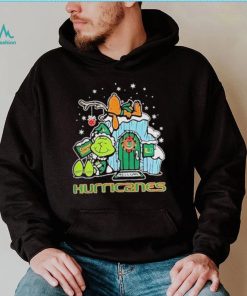 Official miami Hurricanes Grinch Nuts Welcome Christmas T Shirt