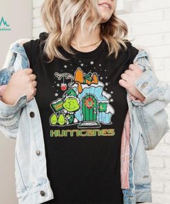 Official miami Hurricanes Grinch Nuts Welcome Christmas T Shirt
