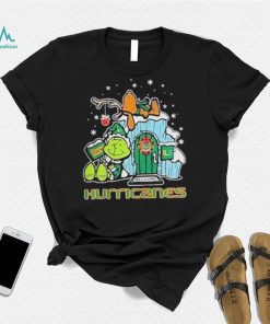 Official miami Hurricanes Grinch Nuts Welcome Christmas T Shirt
