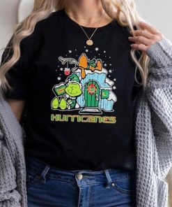 Official miami Hurricanes Grinch Nuts Welcome Christmas T Shirt
