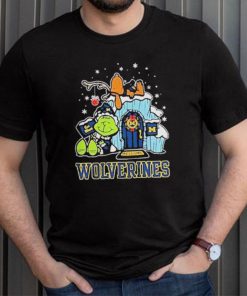 Official michigan Wolverines Grinch Nuts Welcome Christmas T Shirt