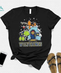 Official michigan Wolverines Grinch Nuts Welcome Christmas T Shirt