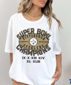 Official nfl Steelers 6 Time Super Bowl Champions 1970 Shirt