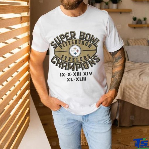 Official nfl Steelers 6 Time Super Bowl Champions 1970 Shirt