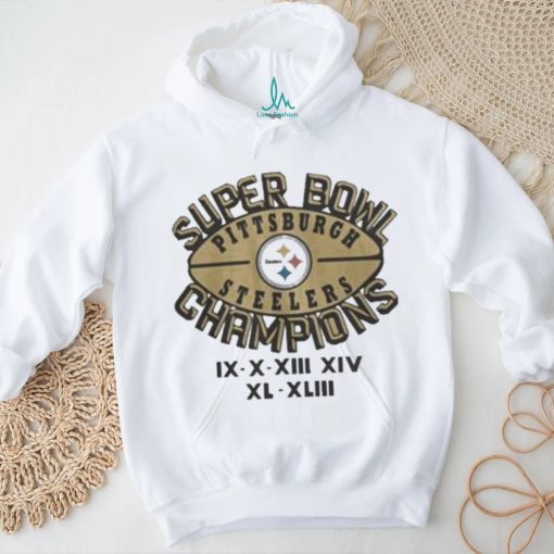 Official nfl Steelers 6 Time Super Bowl Champions 1970 Shirt