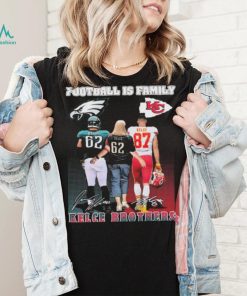 Official official Football Is Family Kelce Brothers Jason Kelce Sexy Batman And Travis Kelce Big Yeti Signatures shirt