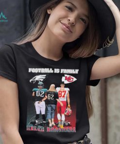 Official official Football Is Family Kelce Brothers Jason Kelce Sexy Batman And Travis Kelce Big Yeti Signatures shirt