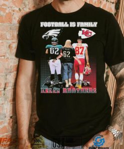 Official official Football Is Family Kelce Brothers Jason Kelce Sexy Batman And Travis Kelce Big Yeti Signatures shirt