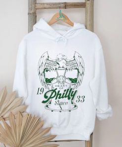 Official philadelphia Eagles The Heart Of Philly Since Grey 1933 shirt