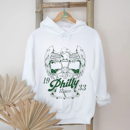 Official philadelphia Eagles The Heart Of Philly Since Grey 1933 shirt