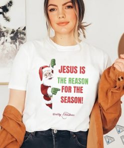 Official santa Claus Jesus Is The Reason For The Season Merry Christmas Shirt