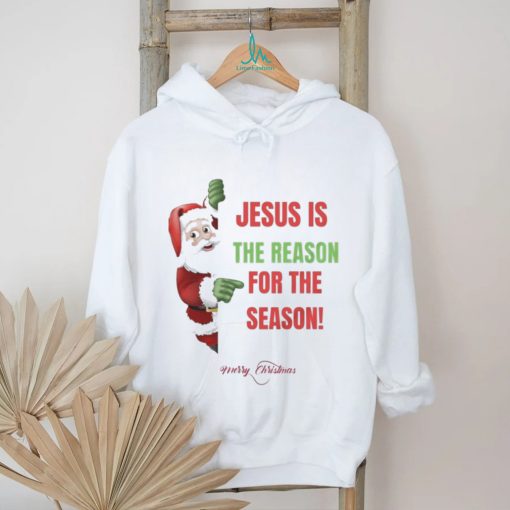 Official santa Claus Jesus Is The Reason For The Season Merry Christmas Shirt