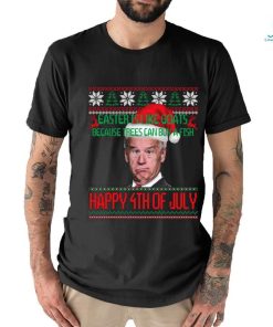 Official santa Joe Biden Easter is like goats because trees can buy a fish Happy shirt