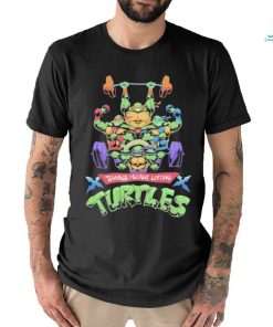 Official teenage Mutant Lifting Turtles T Shirt