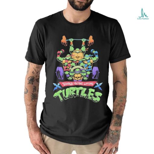 Official teenage Mutant Lifting Turtles T Shirt