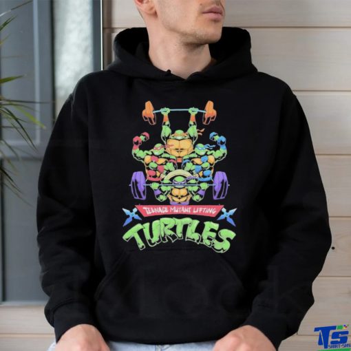 Official teenage Mutant Lifting Turtles T Shirt
