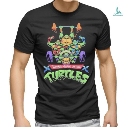 Official teenage Mutant Lifting Turtles T Shirt