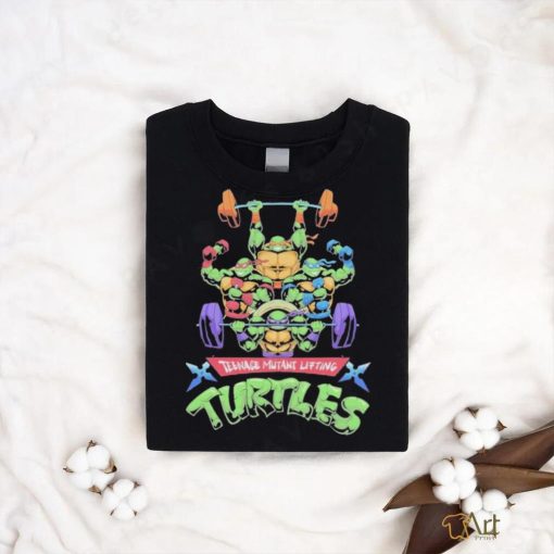 Official teenage Mutant Lifting Turtles T Shirt