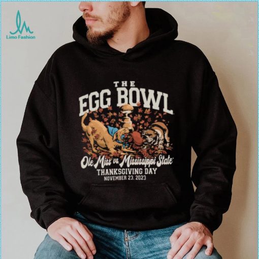 Official the Egg Bowl Ole Miss vs Mississippi State Thanksgiving day November 23, 2023 Shirt