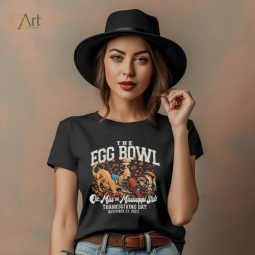 Official the Egg Bowl Ole Miss vs Mississippi State Thanksgiving day November 23, 2023 Shirt