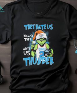 Official the Grinch They Hate Us Because Ain’t Us Oklahoma City Thunder Christmas Shirt