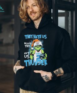 Official the Grinch They Hate Us Because Ain’t Us Oklahoma City Thunder Christmas Shirt