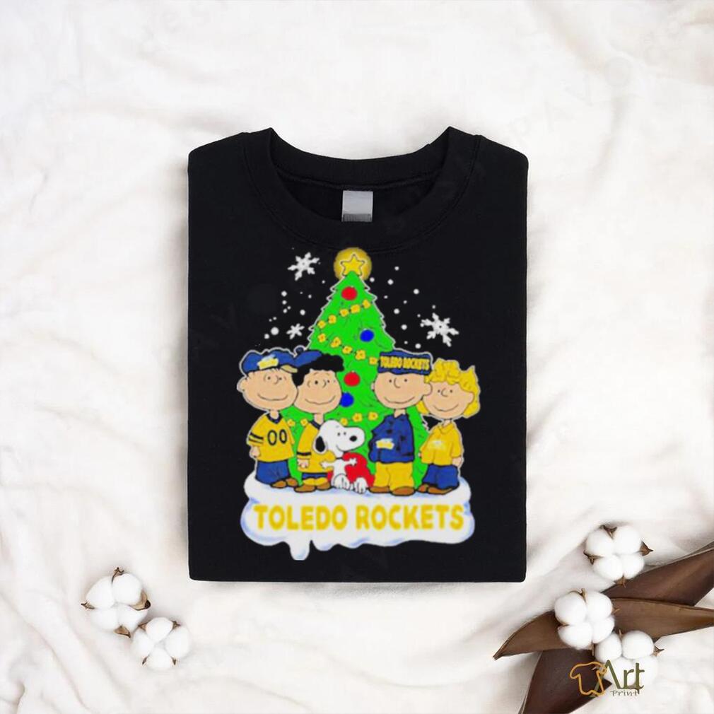 Official the Peanuts Characters Toledo Rockets Merry Christmas Shirt Official the Peanuts Characters Toledo Rockets Merry Christmas Shirt