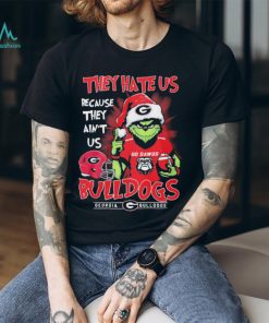 Official they Hate Us Because Ain’t Us The Grinch Georgia Buldogs Sec Champions Christmas Shirt