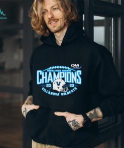 Official villanova Wildcats 2023 Champions Coastal Athletic Association Football Shirt