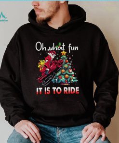 Oh What Fun It Is To Ride Christmas Snowmobile Bike Shirt, hoodie, sweater, long sleeve and tank top Oh What Fun It Is To Ride Christmas Snowmobile Bike Shirt