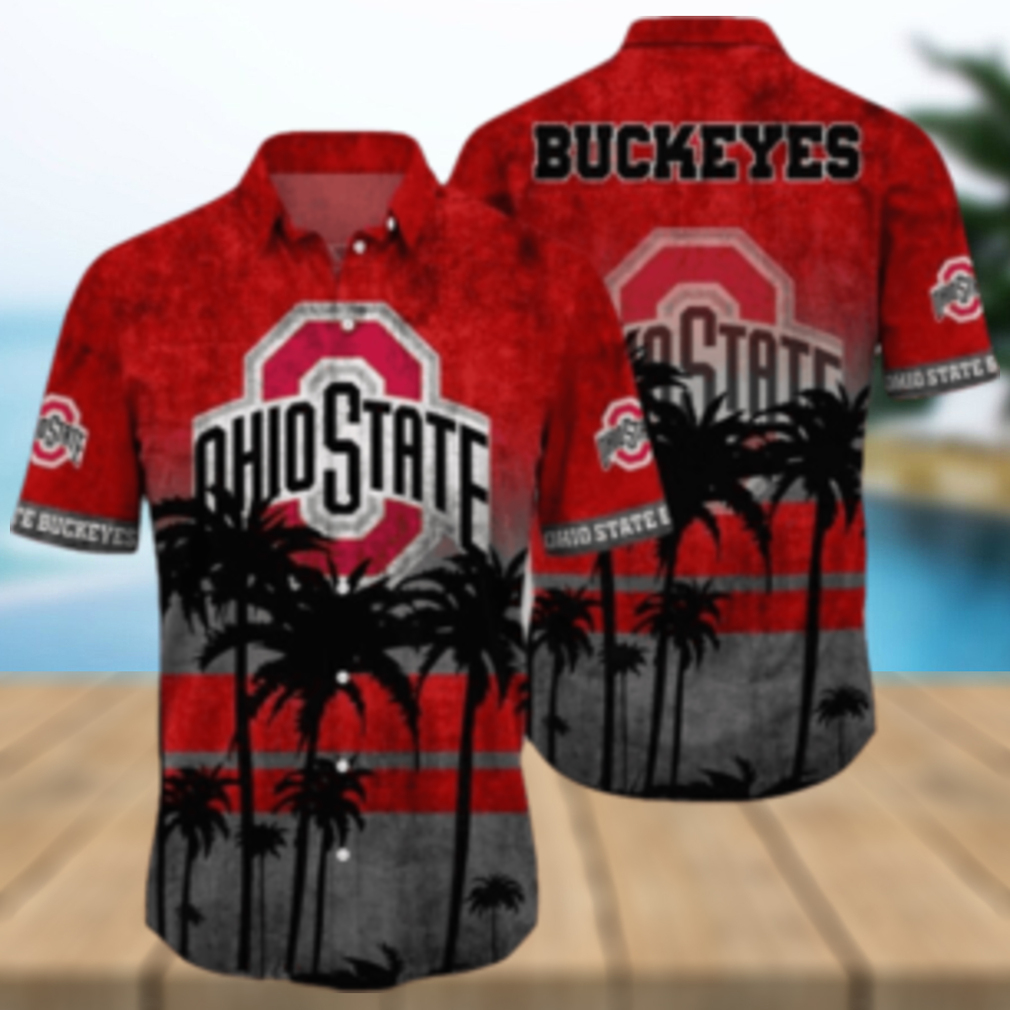 NCAA Ohio State Buckeyes Flower Cheap Hawaiian Shirt 3D Shirt, Unique Ohio  State Buckeyes Football Gifts - T-shirts Low Price