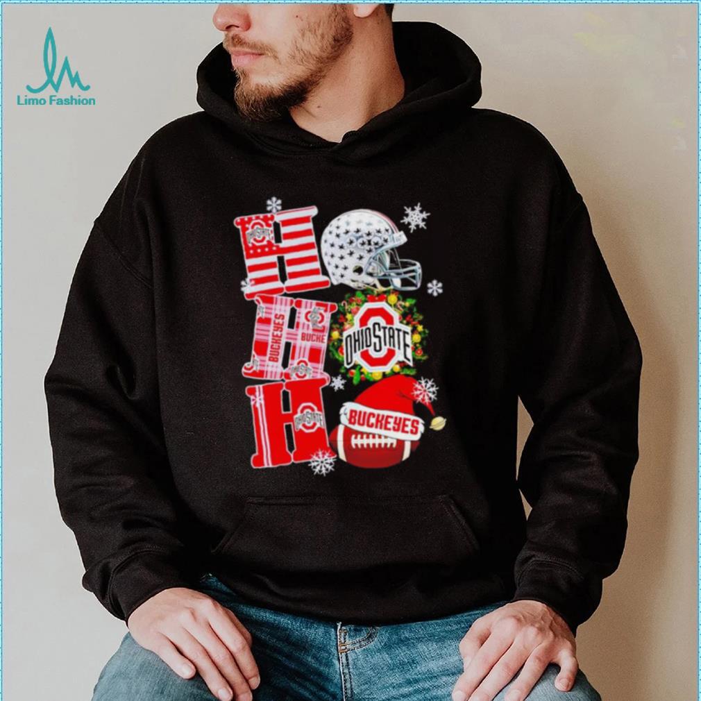 Ohio State Buckeyes NCAA ho ho ho Christmas shirt Ohio State Buckeyes NCAA ho ho ho Christmas shirt