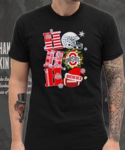 Ohio State Buckeyes NCAA ho ho ho Christmas shirt, hoodie, sweater, long sleeve and tank top Ohio State Buckeyes NCAA ho ho ho Christmas shirt