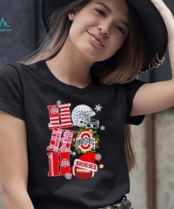 Ohio State Buckeyes NCAA ho ho ho Christmas shirt, hoodie, sweater, long sleeve and tank top Ohio State Buckeyes NCAA ho ho ho Christmas shirt