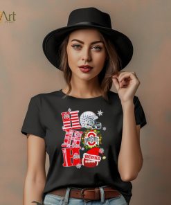 Ohio State Buckeyes NCAA ho ho ho Christmas shirt, hoodie, sweater, long sleeve and tank top Ohio State Buckeyes NCAA ho ho ho Christmas shirt