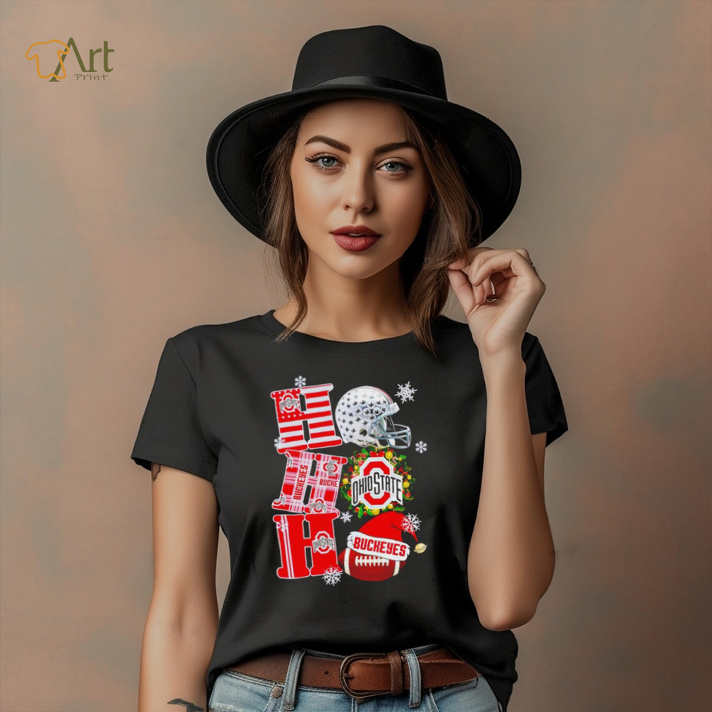 Ohio State Buckeyes NCAA ho ho ho Christmas shirt Ohio State Buckeyes NCAA ho ho ho Christmas shirt