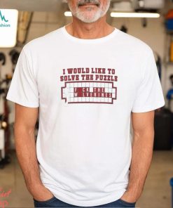 Ohio State Football Rivalry I Would Like To Solve The Puzzle Fuck The Wolverines Shirt