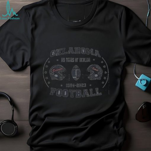 Oklahoma 119 Years Of Bedlam Football 1904 2023 Oklahoma Vs Oklahoma State Shirt